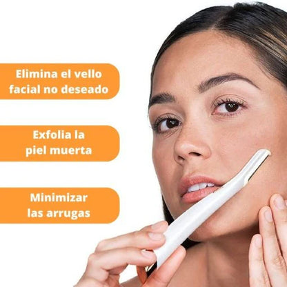 Depilador Facial Luz Led +6 cabezas